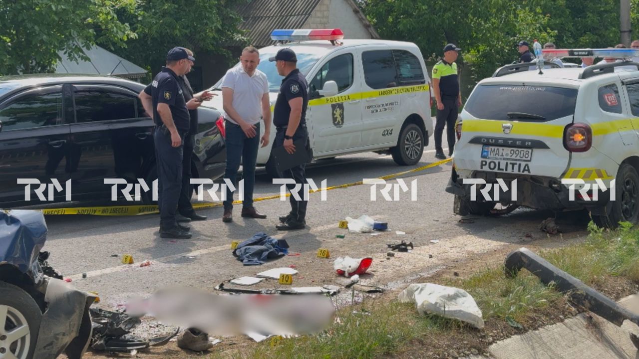 Polițiștii accidentați la Sângerei au decedat la spital