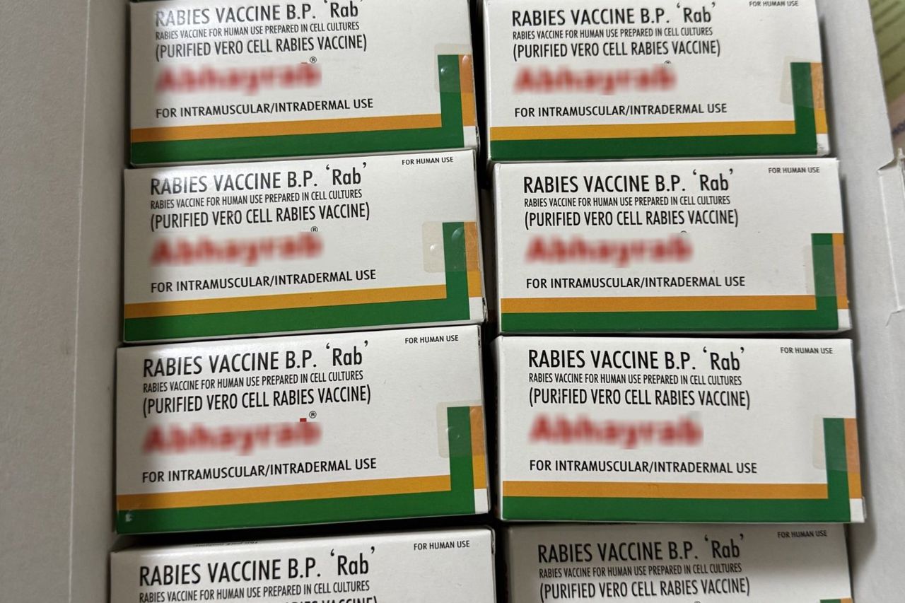 Final batch of rabies vaccine for this year: 2,800 doses delivered to ANSP