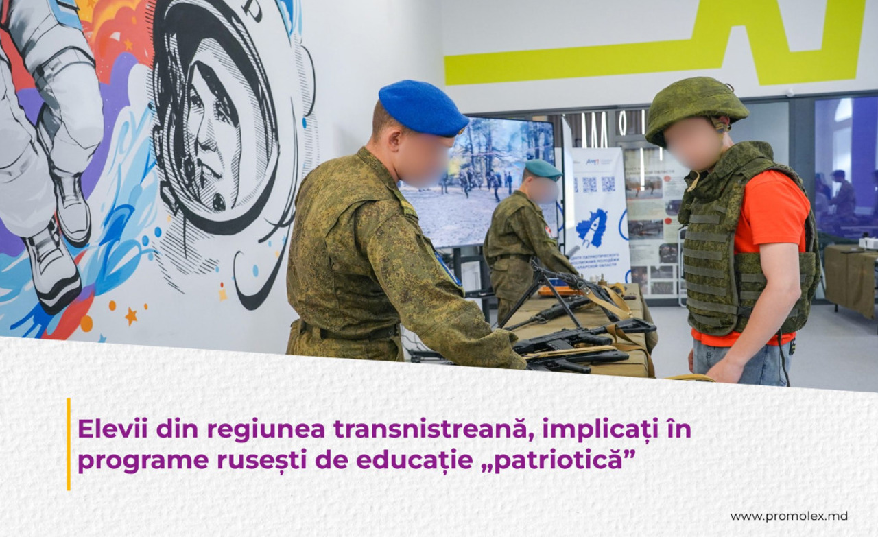 Promo-LEX denunță implicarea elevilor transnistreni în programe rusești de „educație patriotică”