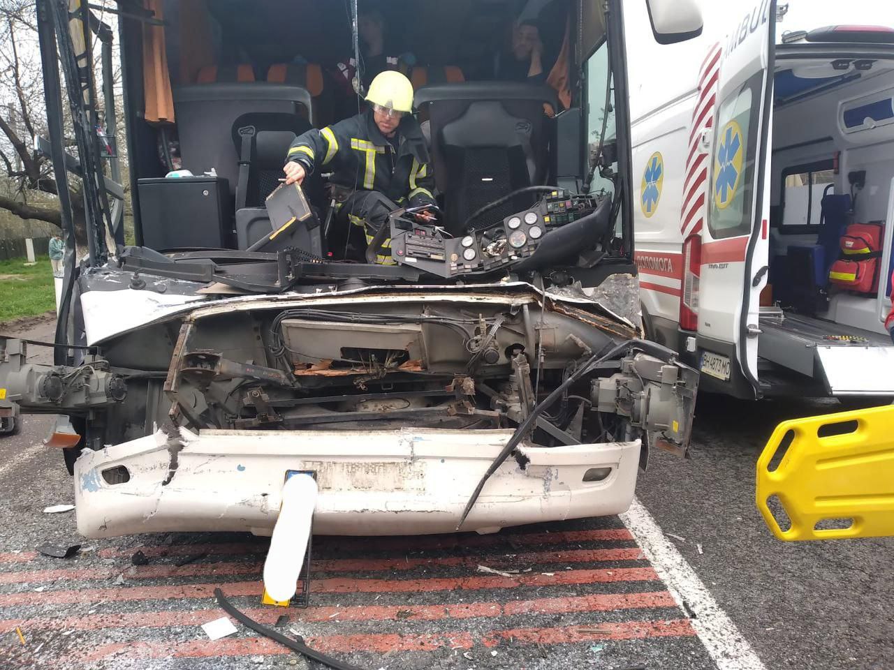 ДТП возле молдавско-украинской границы с участием автобуса из Республики Молдова