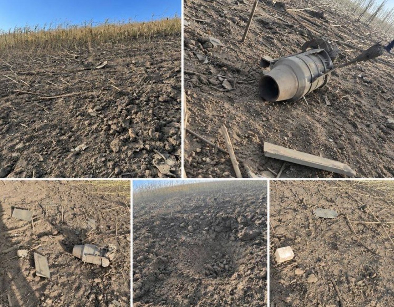 Dronă căzută în raionul Râșcani: Incidentul a provocat mai multe incendii pe un teren agricol, fără a fi înregistrate victime