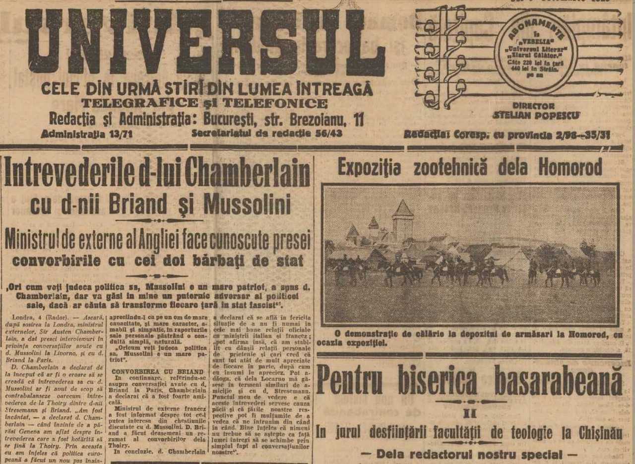 Revista presei interbelice: RASSM, creată „pentru bolșevizarea statului român” 