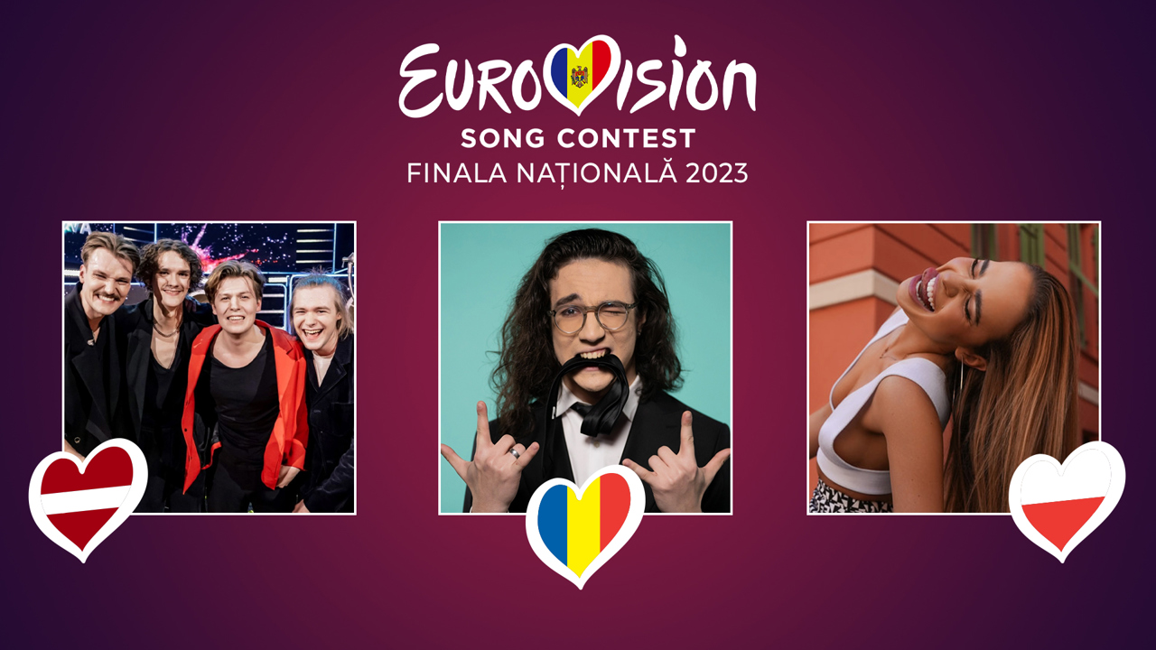 Национальный финал конкурса песни Евровидение 2023 // Специальные гости - представители Румынии, Польши и Латвии