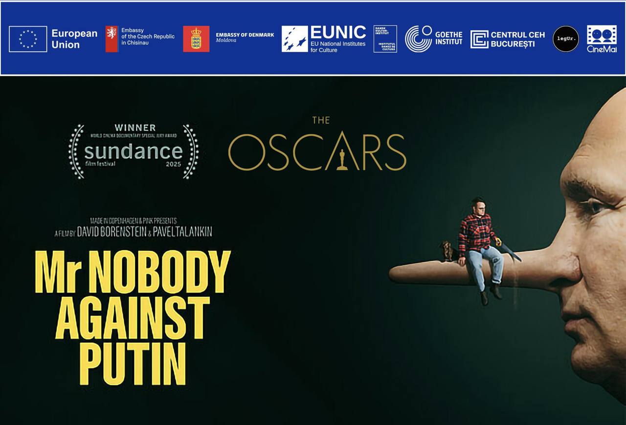 „Mr. Nobody Against Putin”: Filmul interzis în Rusia, dar care a câștigat premiul Oscar, poate fi vizionat gratuit la Chișinău 