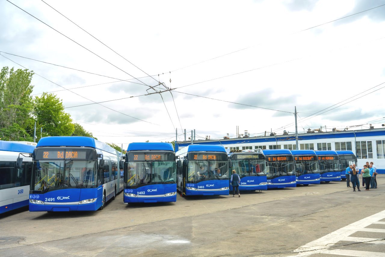 Peste 20 de troleibuze cumpărate din Estonia și Letonia vor fi puse în circulație în capitală 