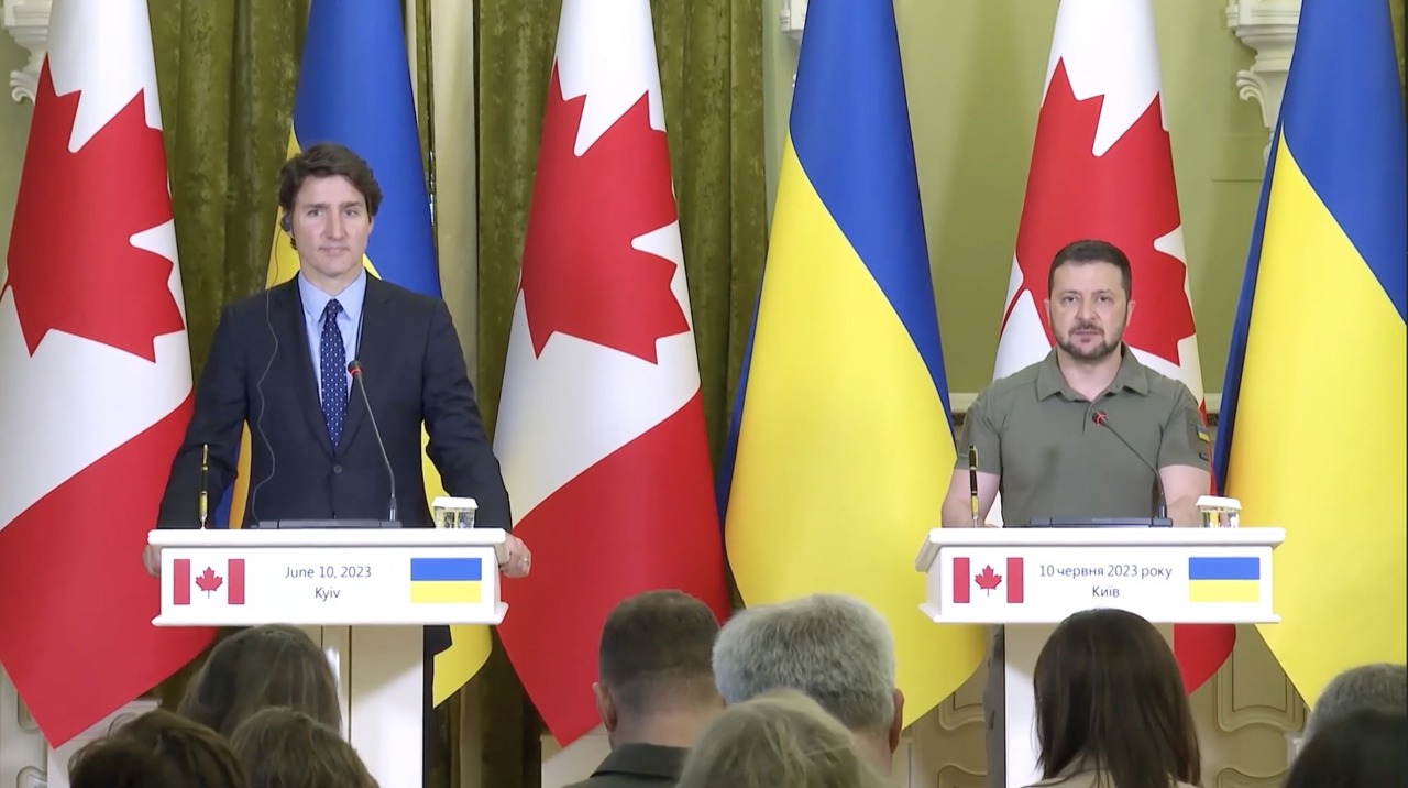 Prim-ministrul Canadei, în vizită neanunțată la Kiev