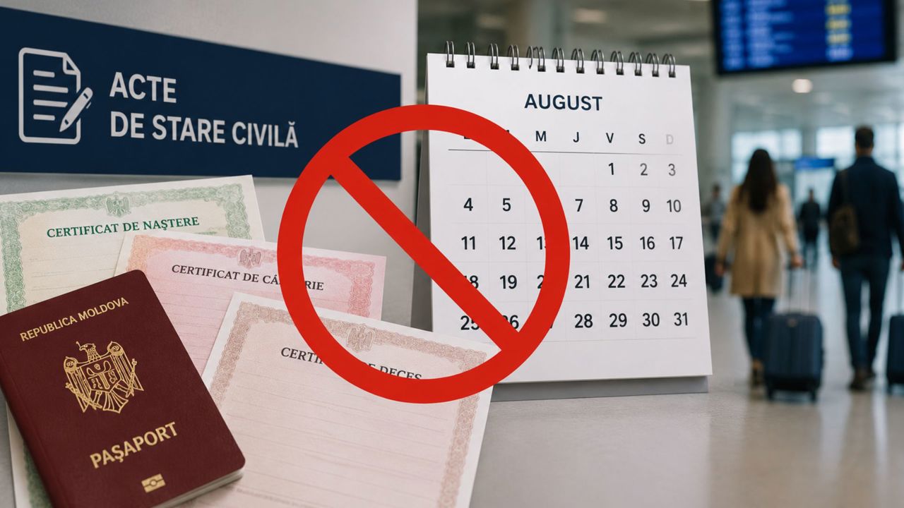 Moldovan embassies to halt civil registration intake during August