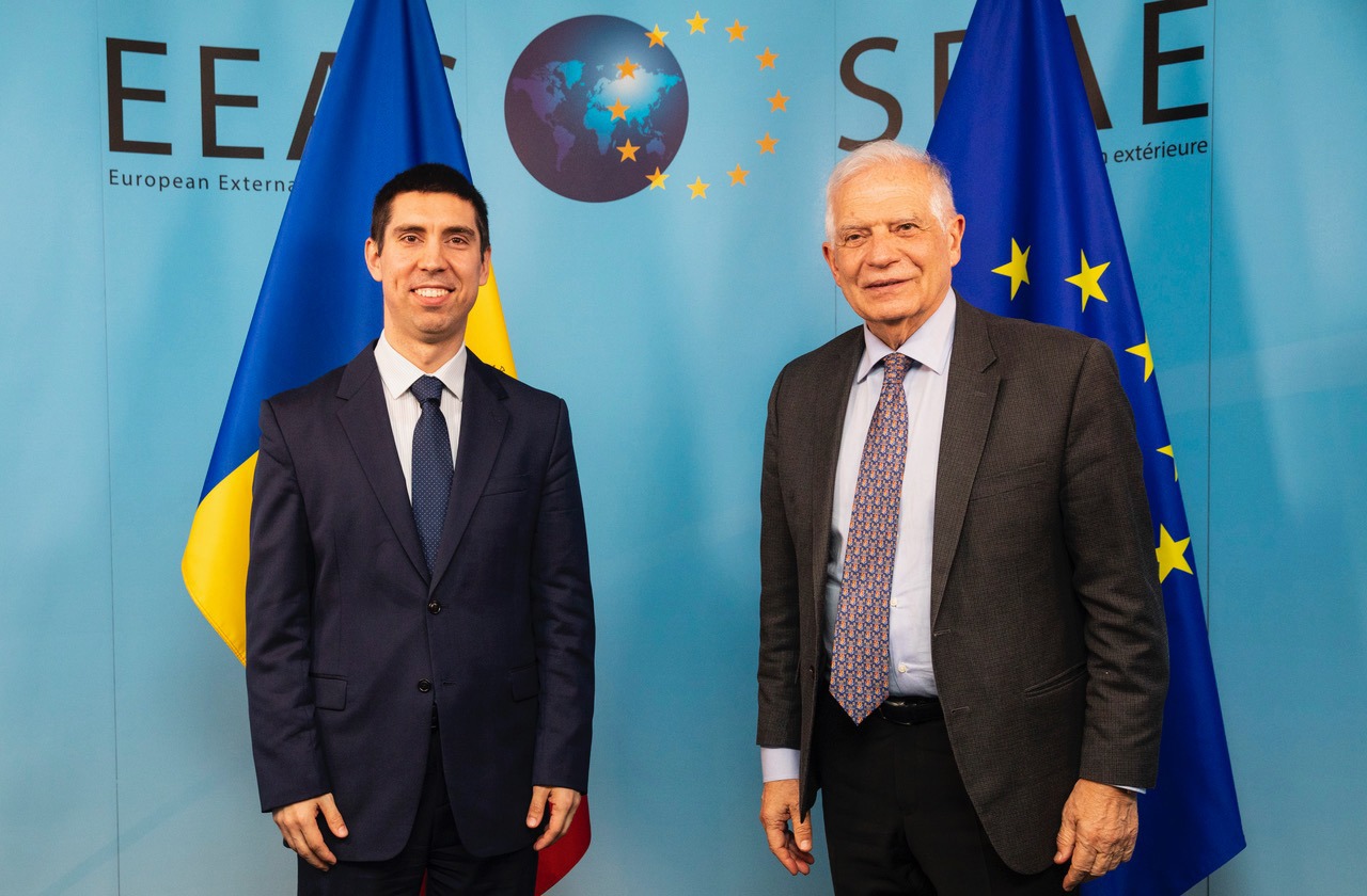 Mihai Popșoi și Josep Borrell au discutat despre reziliența Republicii Moldova în fața provocărilor la adresa securității și ajutorul UE