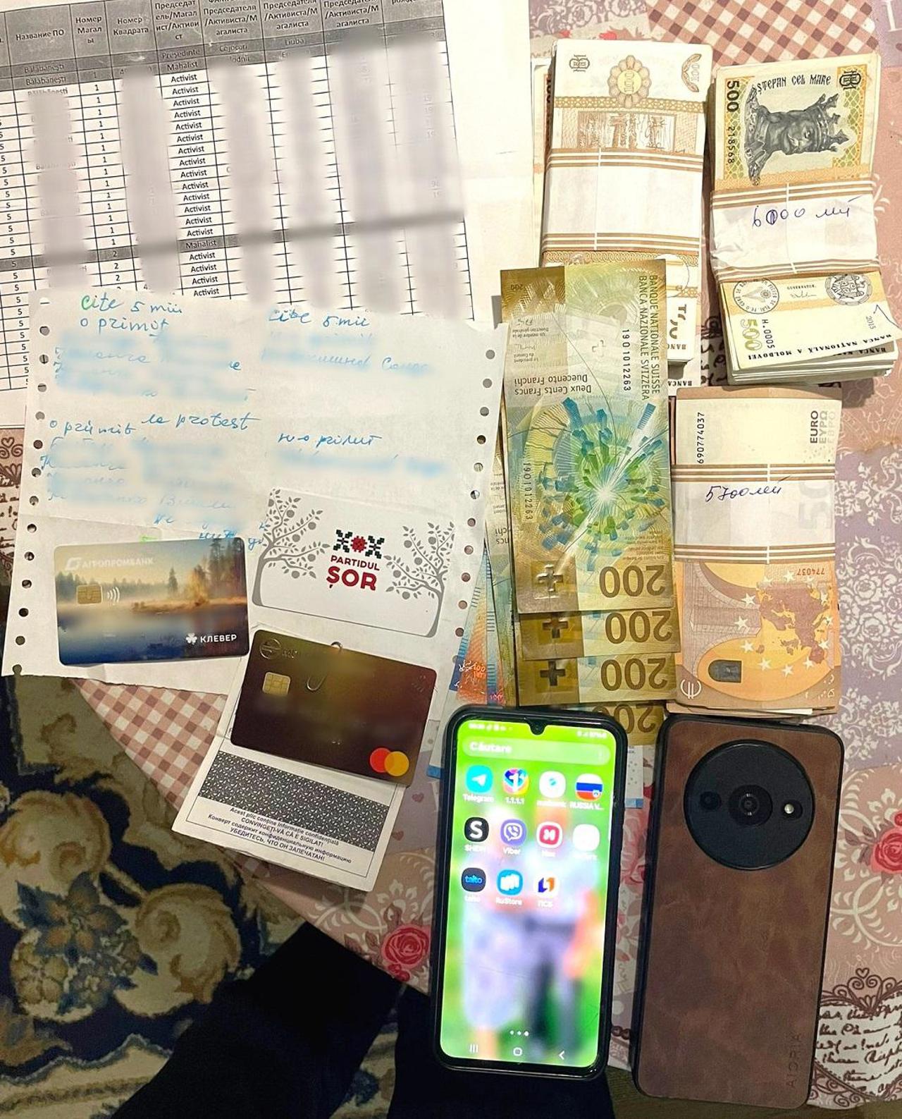 Обыски в Криулянском районе: схема подкупа избирателей работала более чем в 10 населенных пунктах