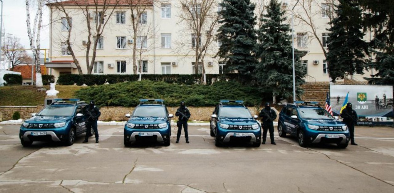 Poliția de Frontieră a primit patru automobile de intervenție din partea SUA