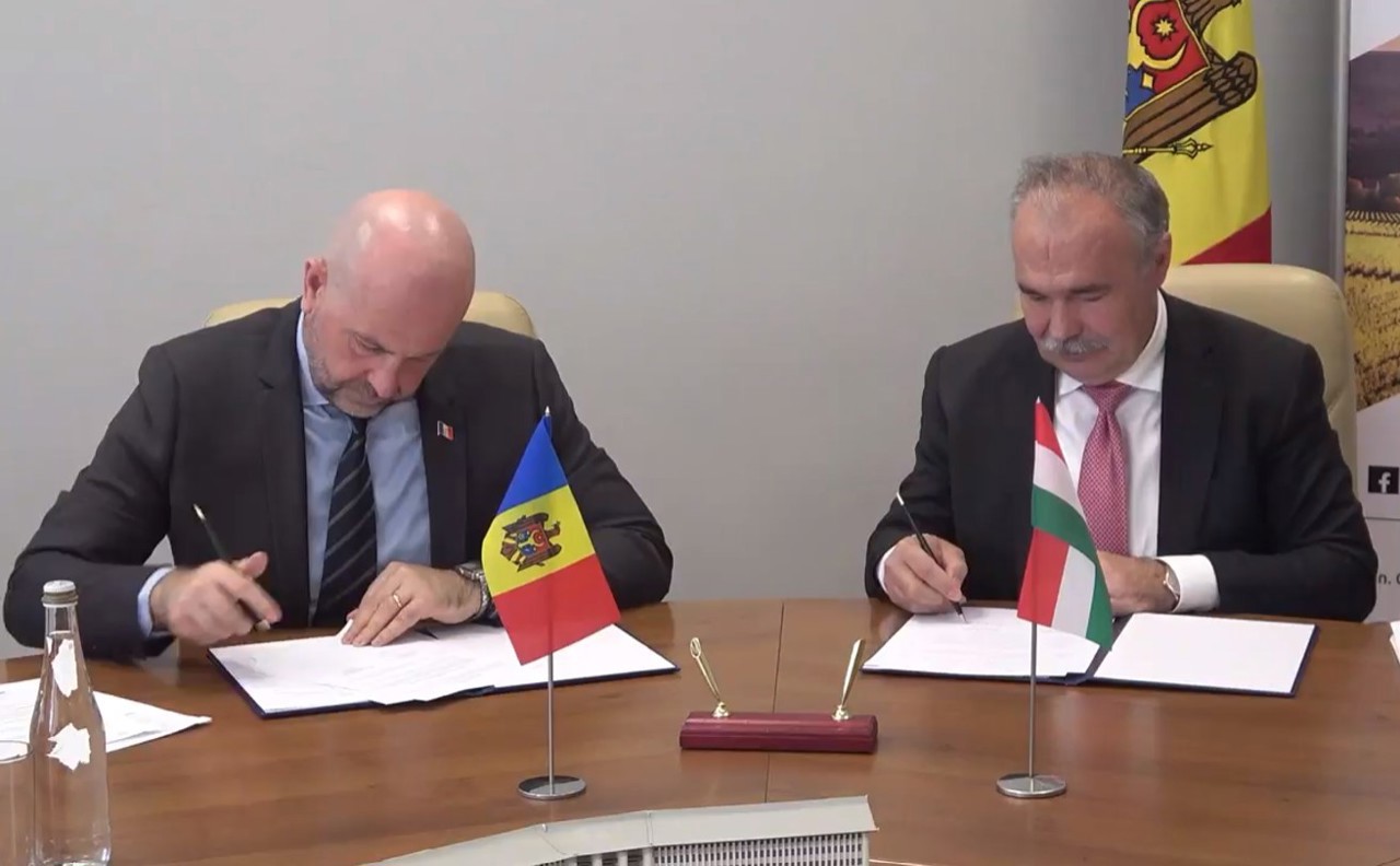 The Republic of Moldova and Hungary signed a Memorandum of Cooperation in agriculture