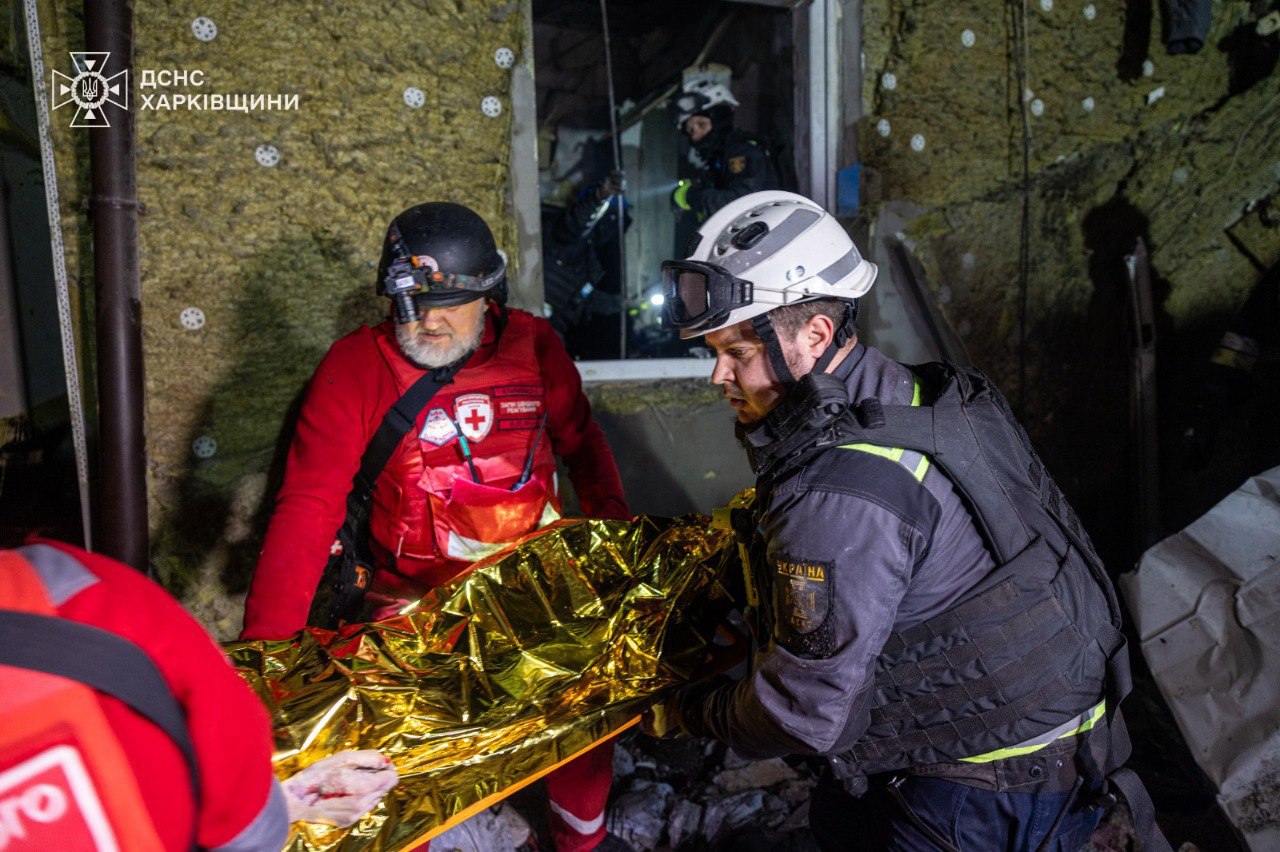 Massive drone attack on Kharkiv sets homes ablaze, kills 4