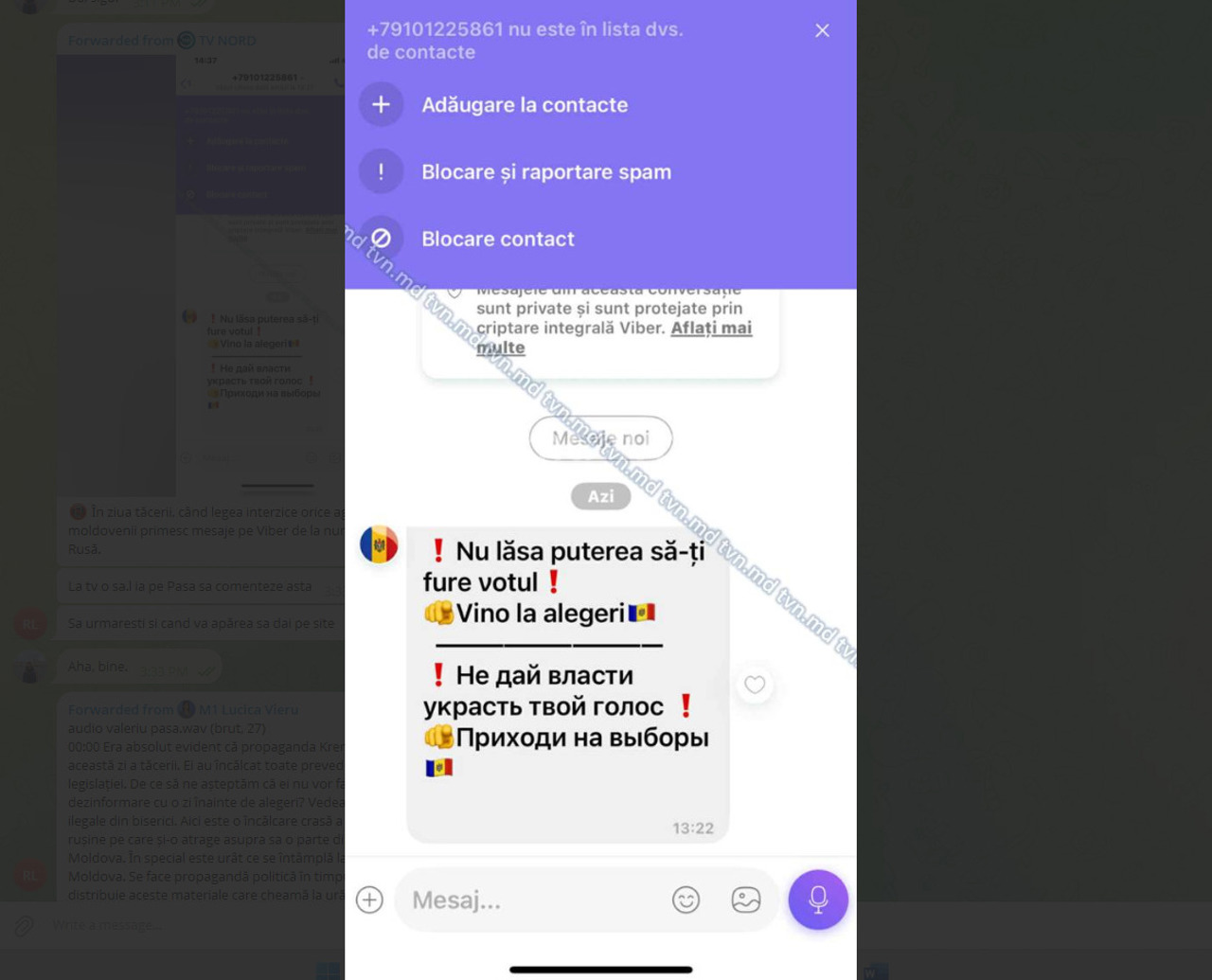 Expert: Viber messages from Russia seek to influence Moldova’s vote