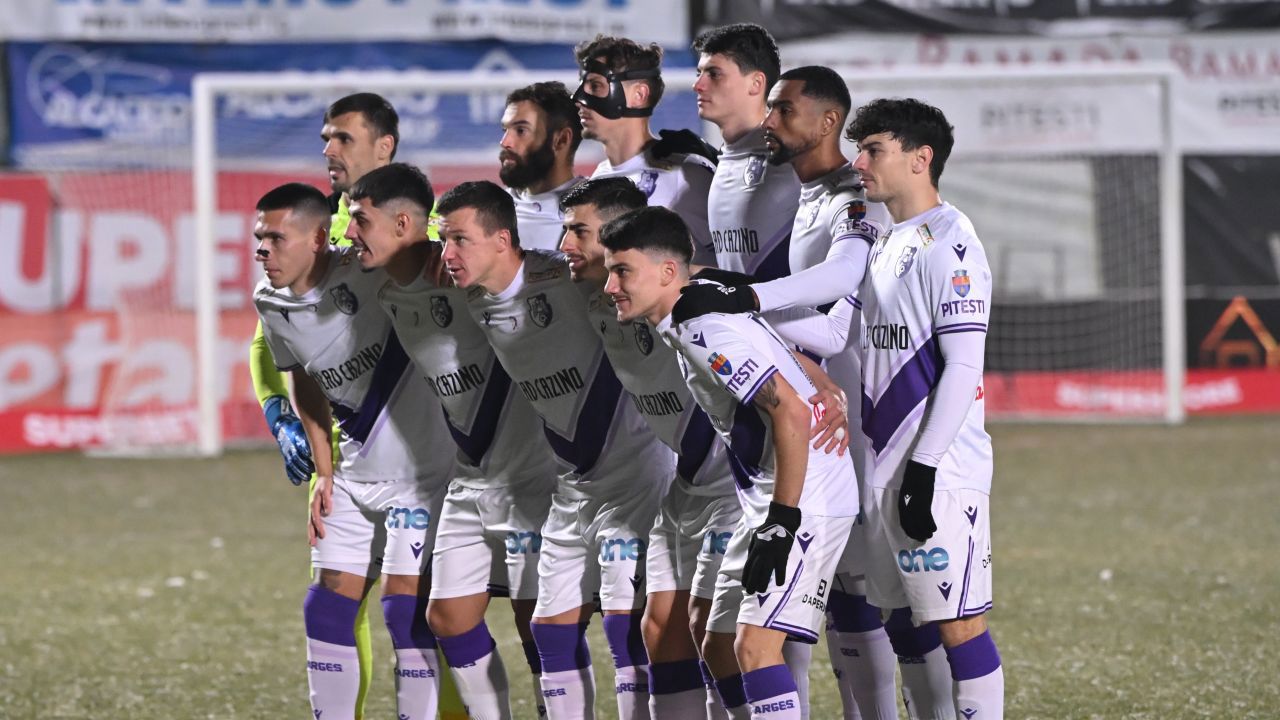 FC Argeș Pitești, echipă la care este legitimat fotbalistul moldovean Vadim Rață, a obținut o victorie mare, în primul meci oficial din 2026
