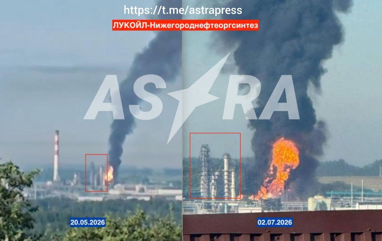 Ukrainian drones damage vital crude distillation unit at Lukoil plant