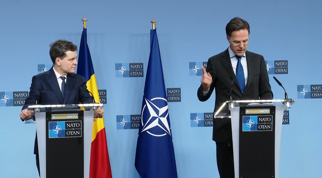 Flancul estic, în prim-plan: Nicușor Dan și Mark Rutte discută securitatea și provocările hibride