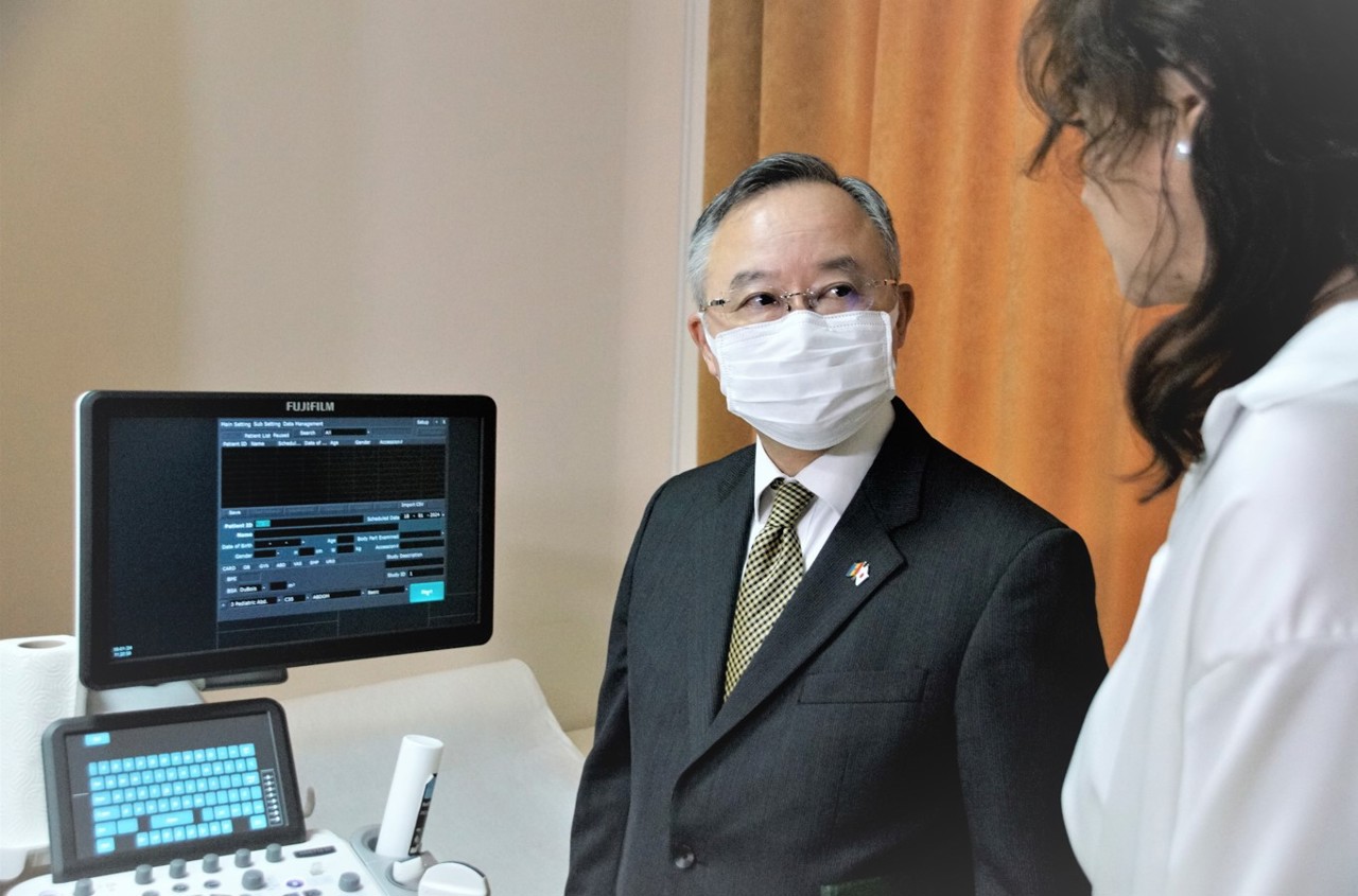 Republican Rehabilitation Center for Children has a modern ultrasonography device