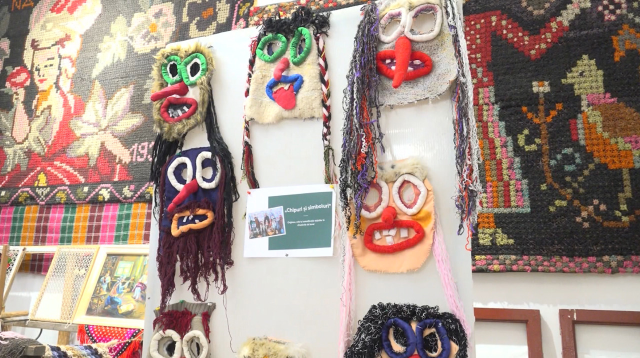 Lumea misterioasă a măștilor populare, redescoperită la Fălești