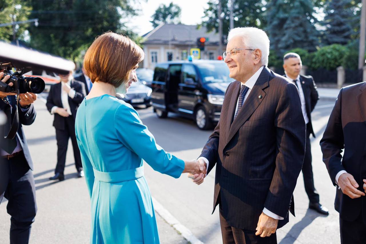 Președintele Italiei și-a început vizita oficială în Republica Moldova