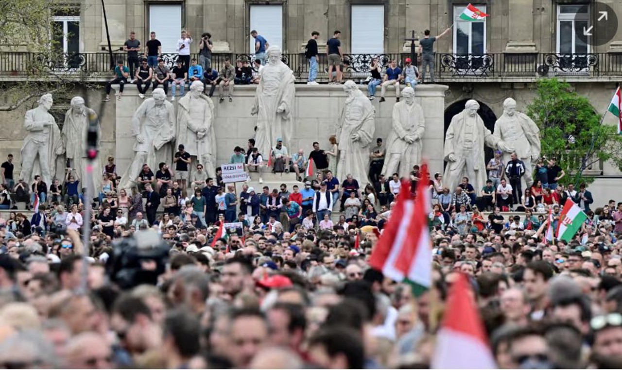 Controversies Unveiled: Budapest Protest Challenges Orbán's Rule