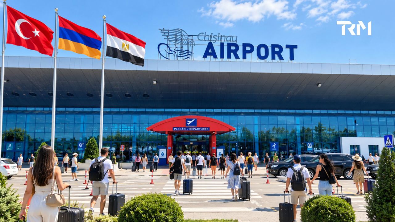 Peste 853 de mii de pasageri au călătorit cu avionul în august. Istanbul și Erevan, în topul destinațiilor