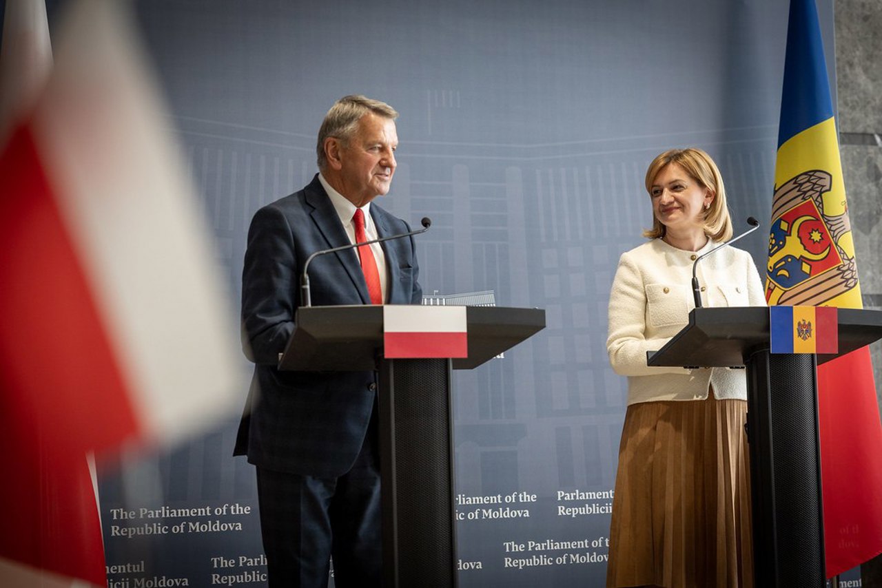 Declarație comună dintre delegația parlamentară moldovenească și poloneză. Polonia sprijină în continuare aderarea R. Moldova la UE