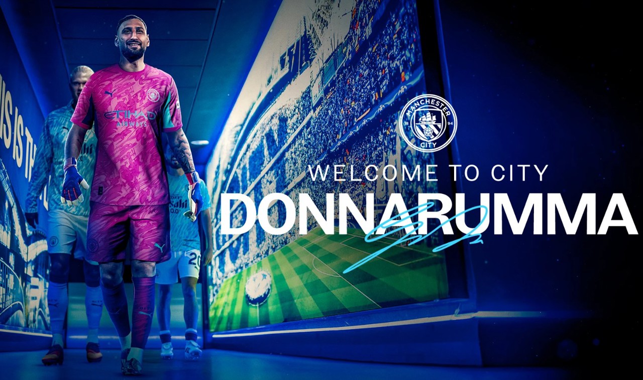 Portarul Gianluigi Donnarumma s-a transferat la Manchester City