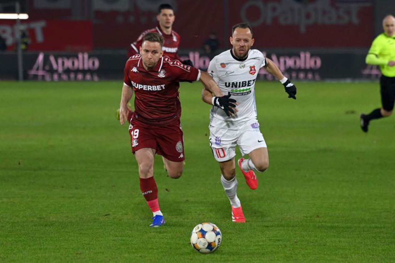 Rapidul a revenit pe primul loc în Superligă