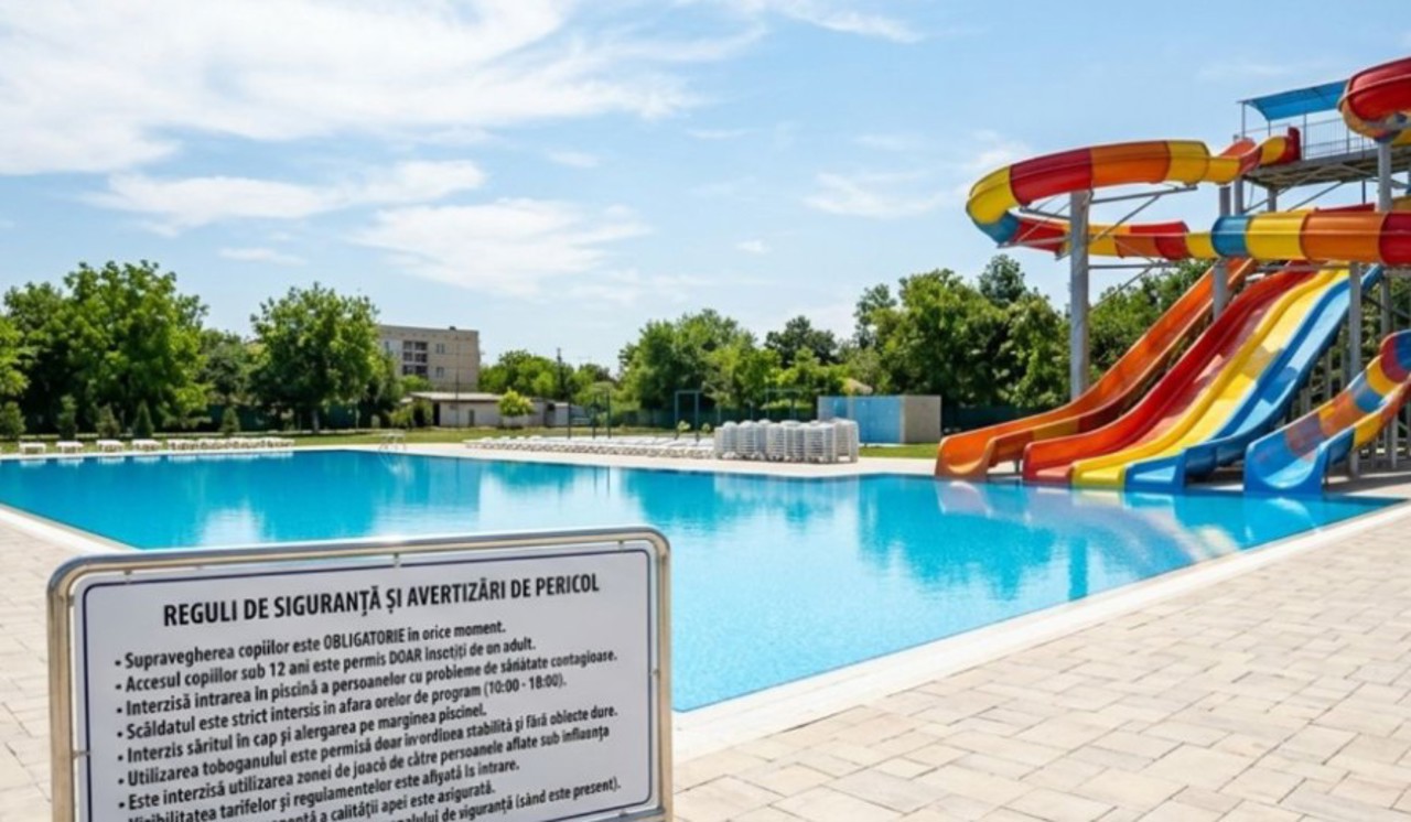 Nereguli depistate de Protecția Consumatorilor la piscina din Ialoveni unde o fetiță a fost la un pas de înec