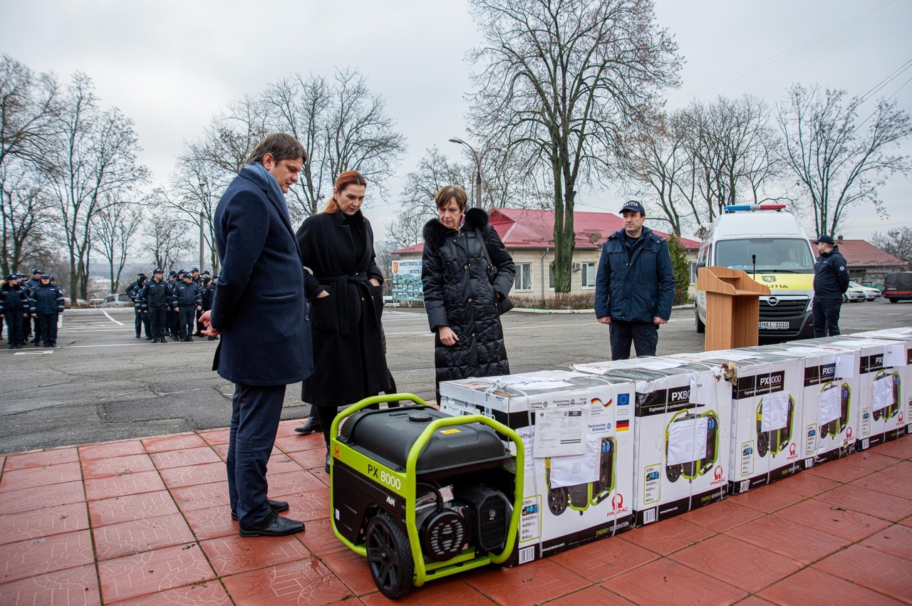 Germany donated 70 electric generators to the Republic of Moldova