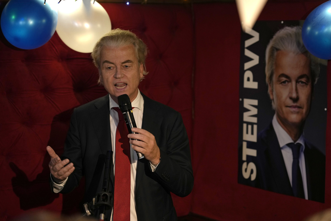 Far-right Geert Wilders’ party leads Dutch election