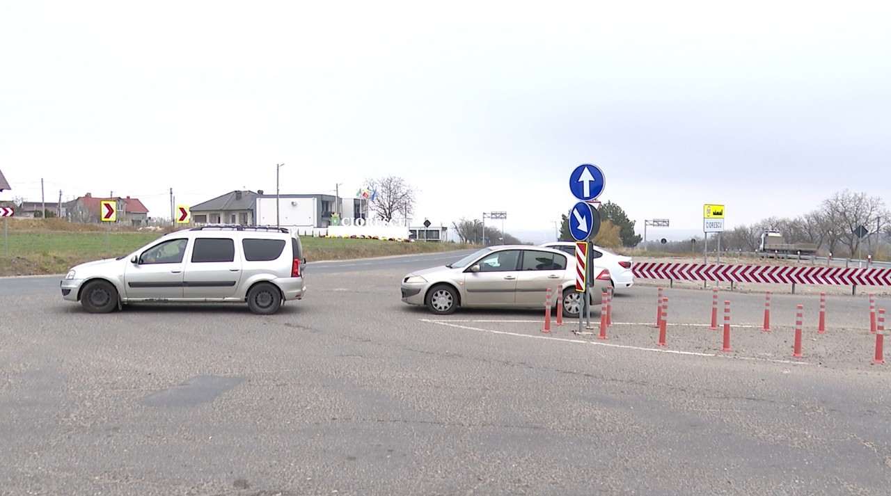 Sens giratoriu în preajma localităților Cricova, Ciorescu și Goianul Nou. Șoferi: „Nu vor mai fi ambuteiaje”