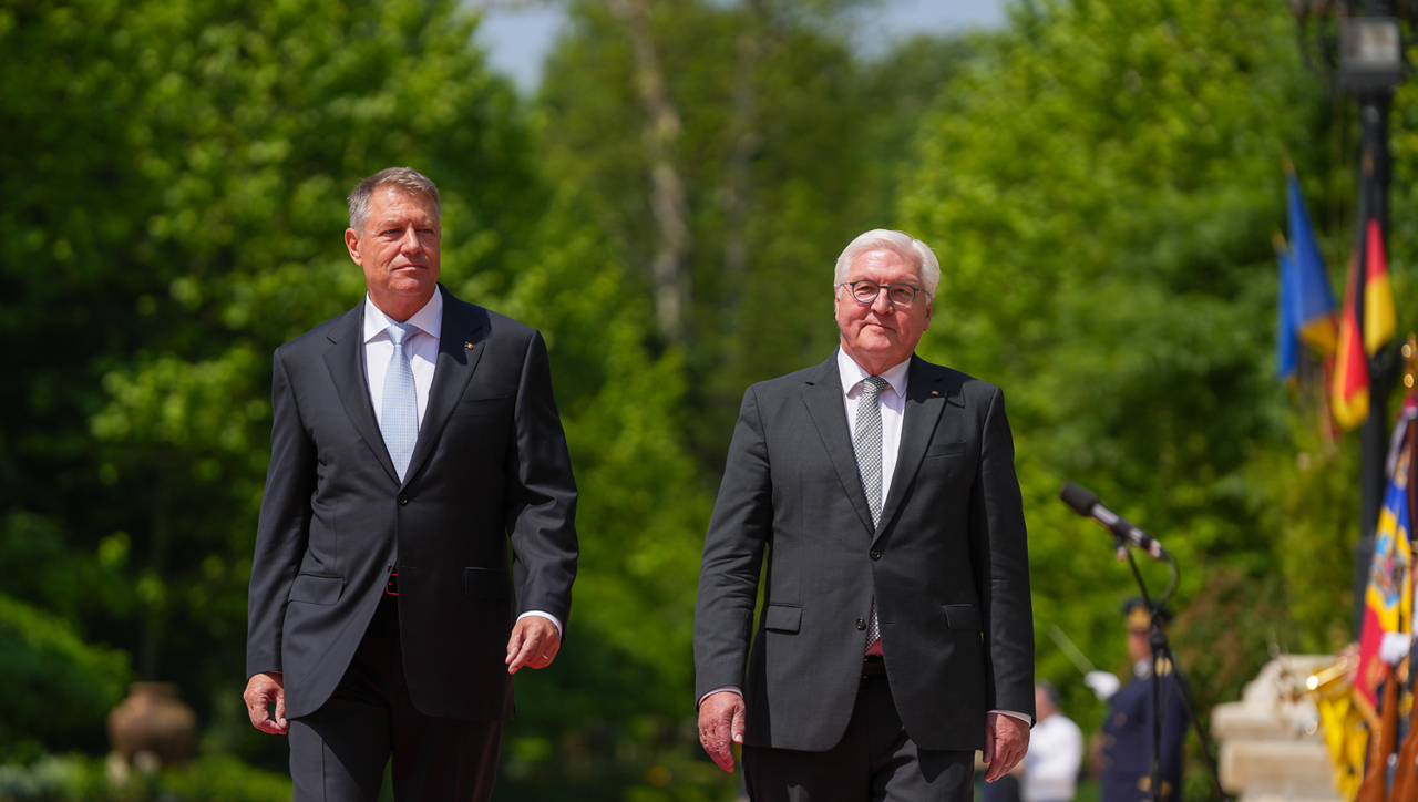 The problems facing the Republic of Moldova and its European vector, discussed by the presidents of Romania and Germany