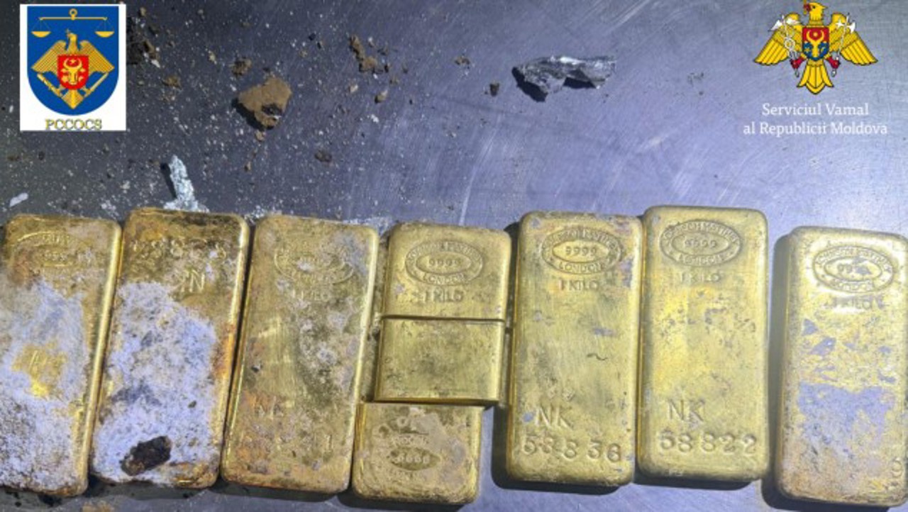 Контрабанда золота на 19 миллионов леев: задержан предполагаемый владелец слитков