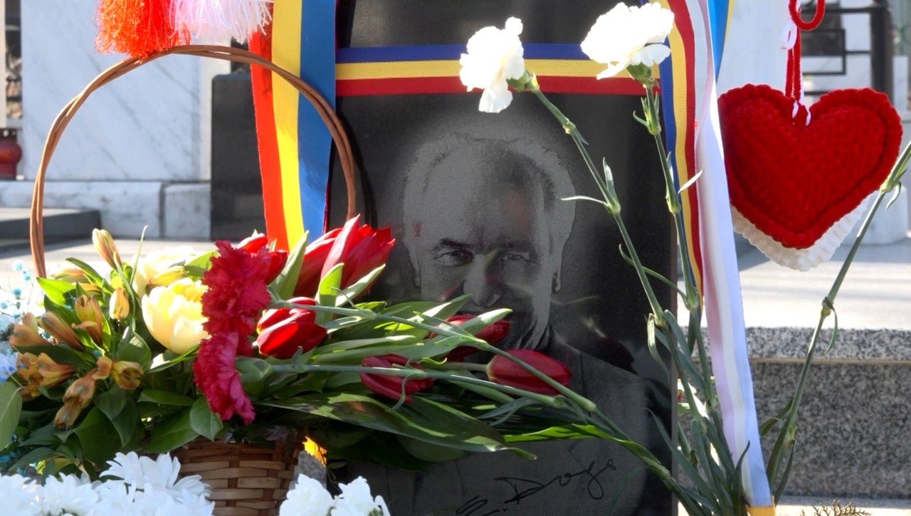 Omagiu pentru Eugen Doga | Dans și flori în memoria compozitorului: „A fost și este eternitate, cântecele lui încă trăiesc”