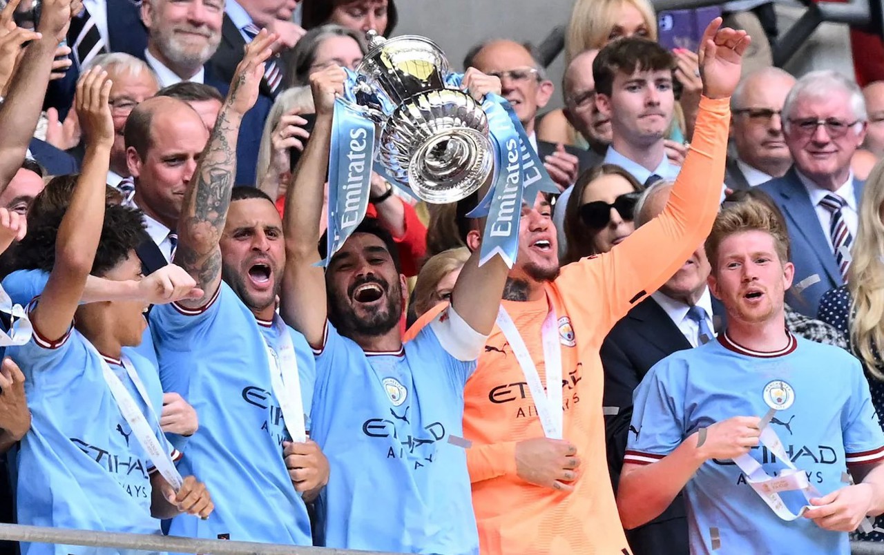 Manchester City won the Champions League for the first time in history