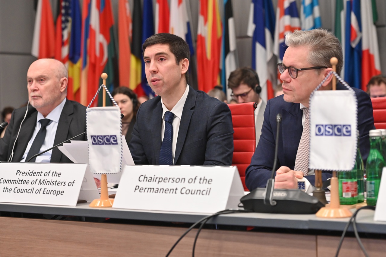 Mihai Popșoi at the OSCE Permanent Council meeting: “Moldova supports a peaceful resolution of the Transnistrian conflict”