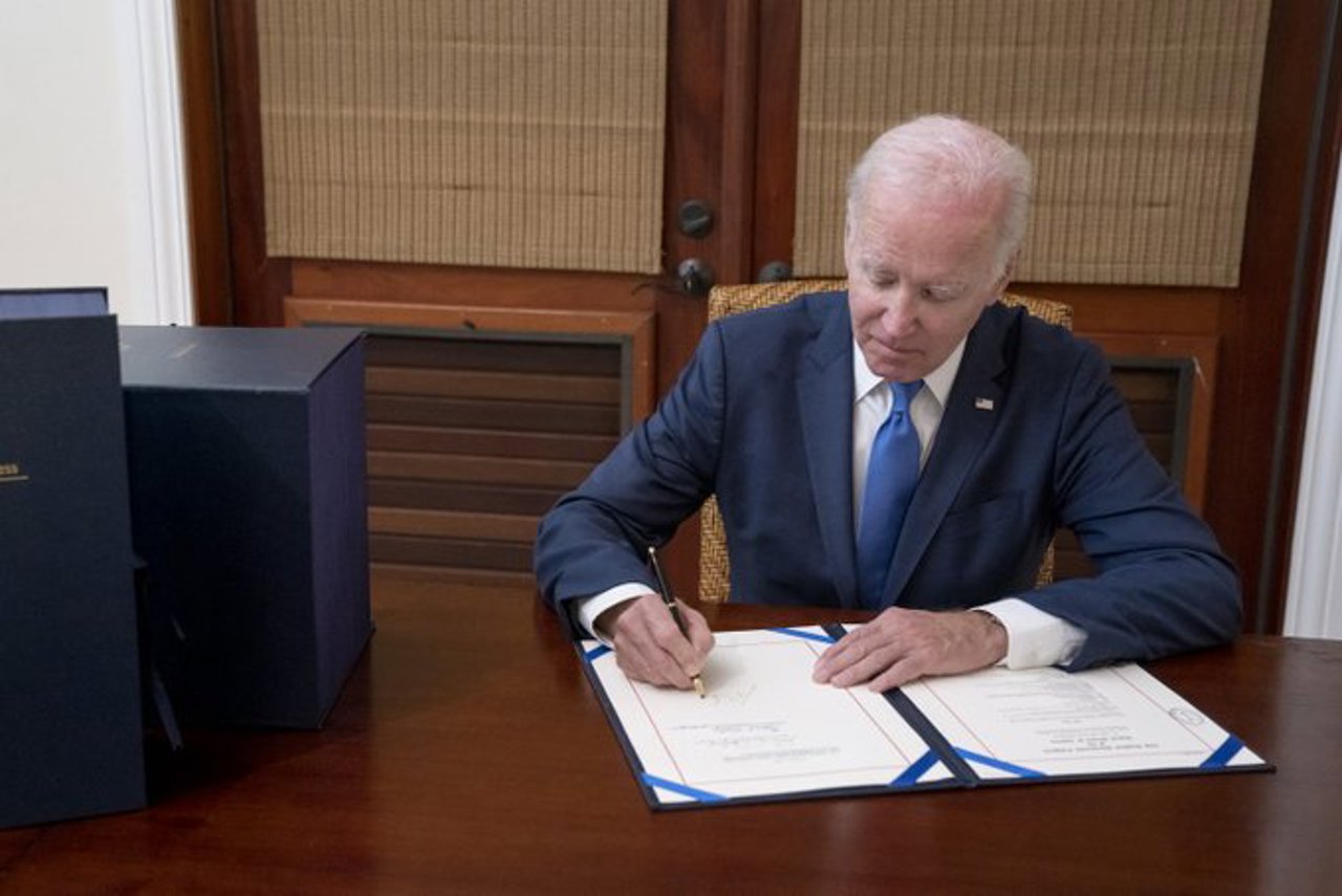 President Joe Biden signed into law the federal budget bill. 45 billion dollars will be allocated to Ukraine