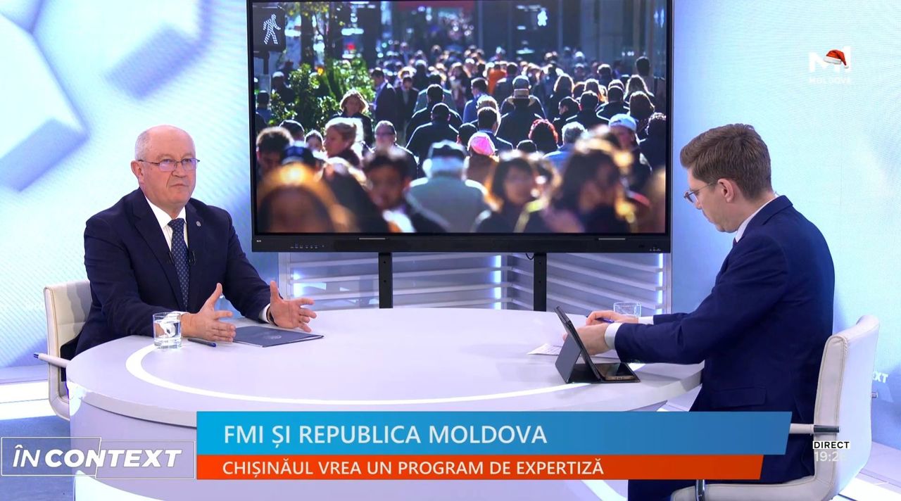 Premierul Munteanu, la Moldova 1: „Spre sfârșitul anului, economia a început să crească. Nimeni nu se aștepta” 