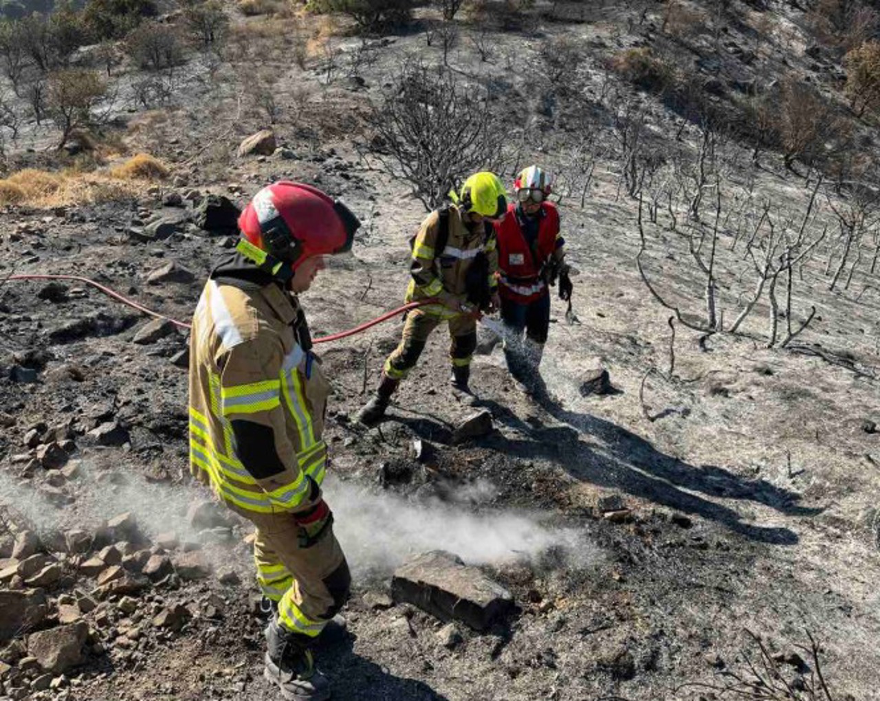 Incendiu din Grecia, care afecta 20 de hectare, lichidat cu ajutorul salvatorilor moldoveni   
