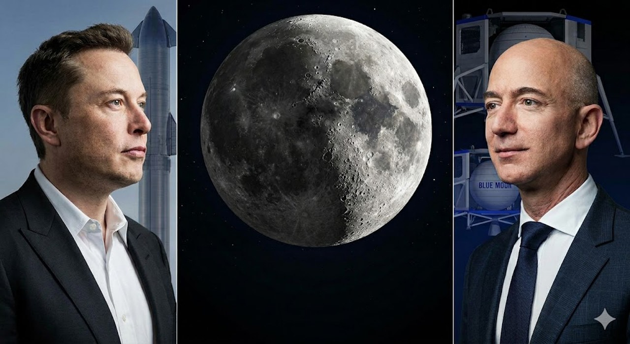 NASA a ales compania Blue Origin și alte firme spațiale pentru viitoarele misiuni pe Lună