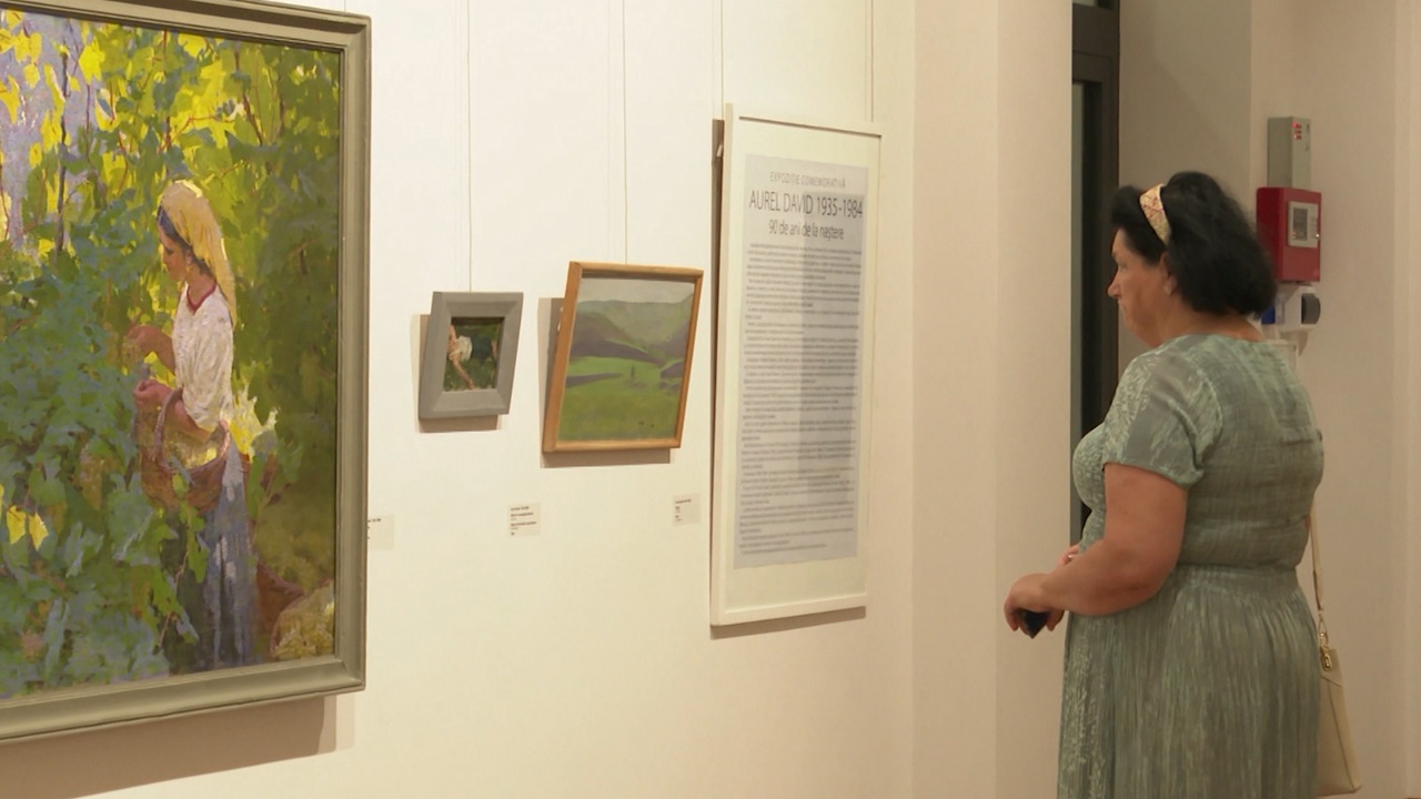 Creațiile pictorului Aurel David pot fi văzute la Muzeul Național de Artă   