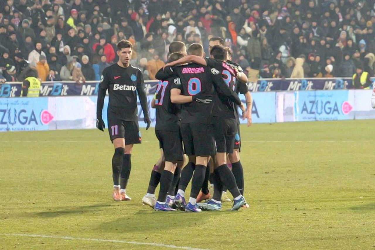 FCSB rămâne în cărți pentru calificarea în play-off-ul Superligii românești de fotbal 