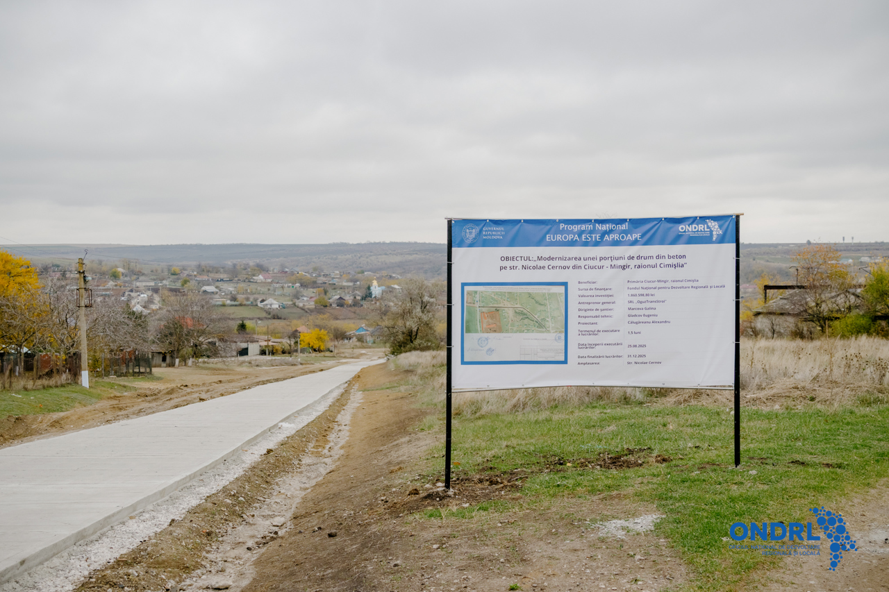 Apeduct modern și drum reabilitat: Investiții esențiale pentru dezvoltarea satului Ciucur-Mingir