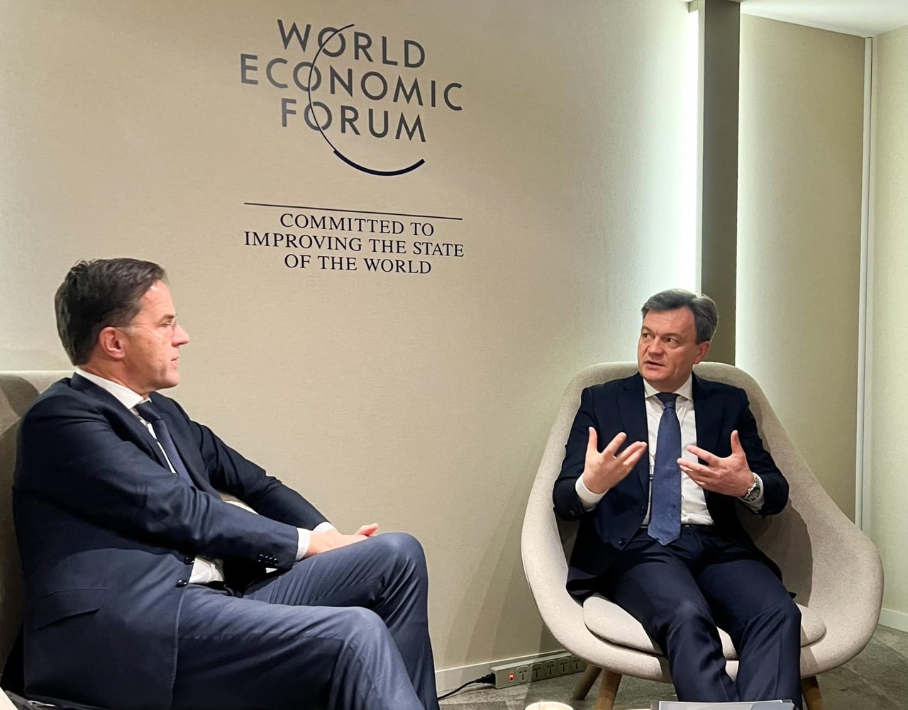 Dorin Recean, la Davos: Prin participarea la Forumul Economic Mondial, Republica Moldova își propune să atragă investitori