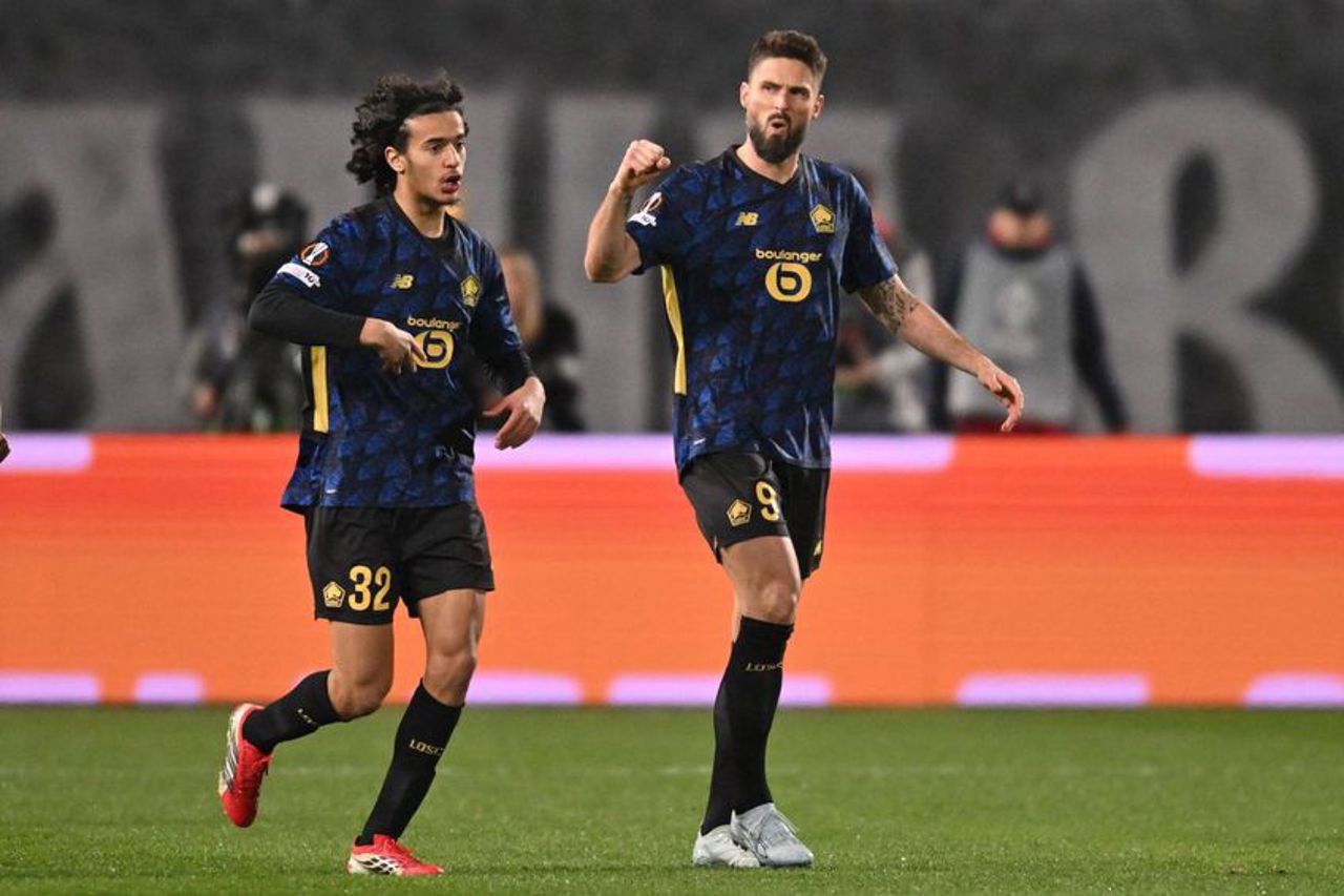 Liga Europei la fotbal: Atacantul de 39 de ani Olivier Giroud și-a adus contribuția la calificarea echipei sale în optimile de finală 