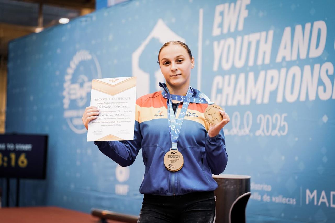 Moldova's Nicoleta Cojocaru wins 3 golds at Euros