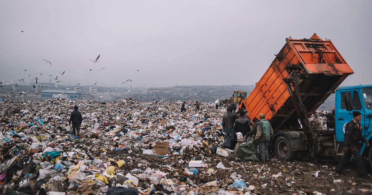 Gunoiștea de la Ciocana, îngrădită, iluminată și păzită: biogaz extras din deșeuri