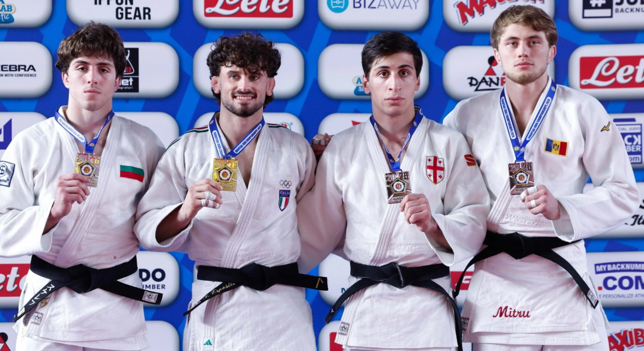 Judocanul Vlad Mitru a urcat pe podiumul de premiere la Europene 
