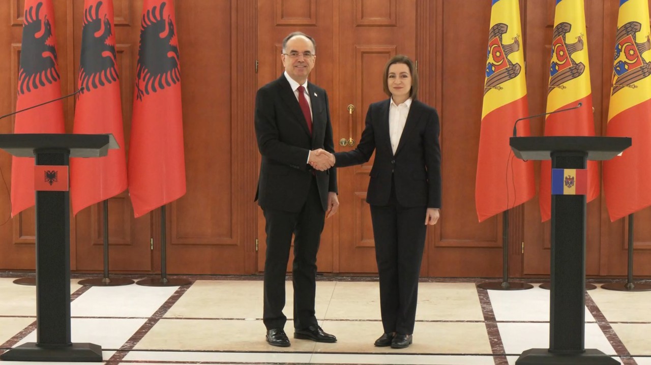 Președintele Albaniei, vizită în R. Moldova: „Extinderea UE este o investiție strategică în securitatea Europei”